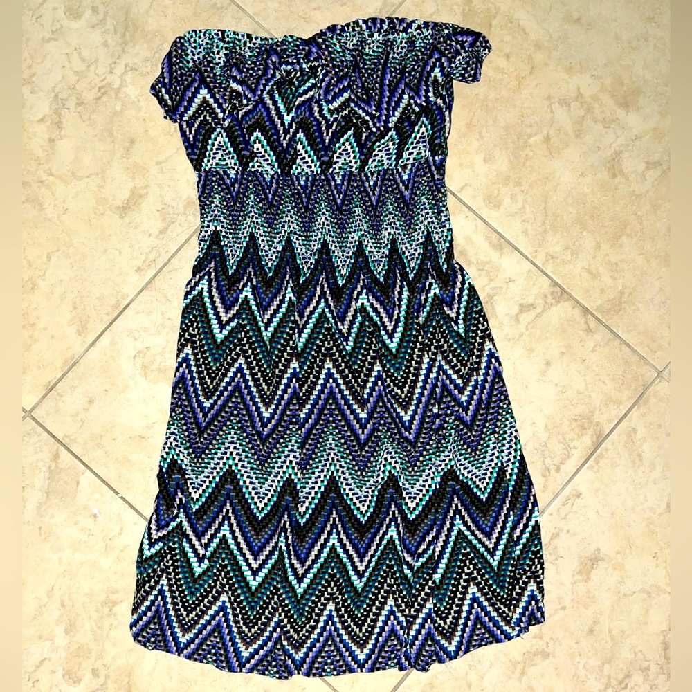 Wet: Multi-Colored Swim Cover Up Dress, Size S